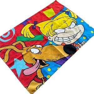 Vintage Rugrats 90s Pillowcase Front Back Graphic Angelica Tommy